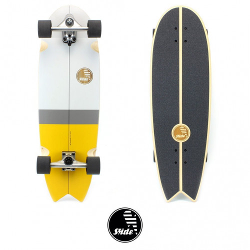 Surfskate Gussie AVALANCHE 31″ by Slide Surf Skateboards.