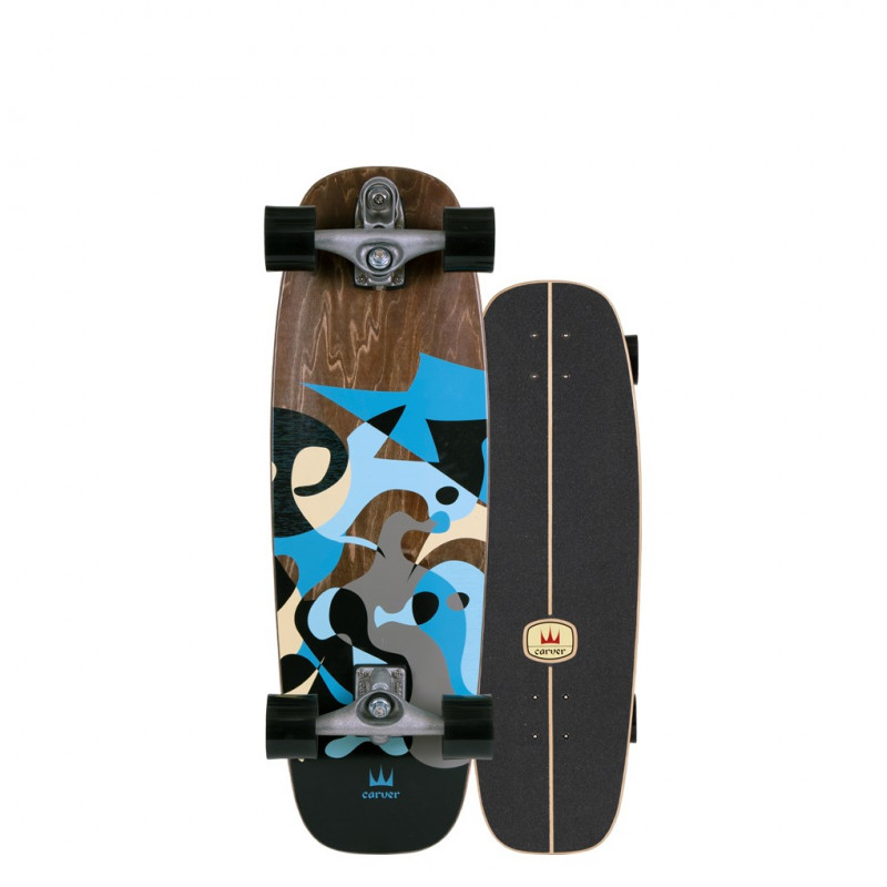 Surfskate Gussie AVALANCHE 31″ by Slide Surf Skateboards.