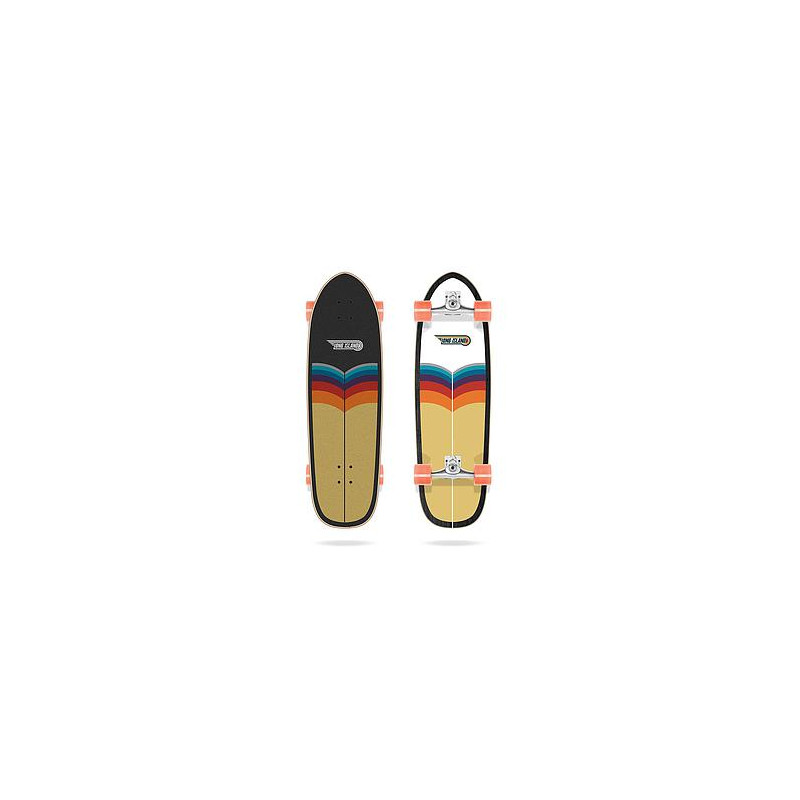 Surfskate Gussie AVALANCHE 31″ by Slide Surf Skateboards.