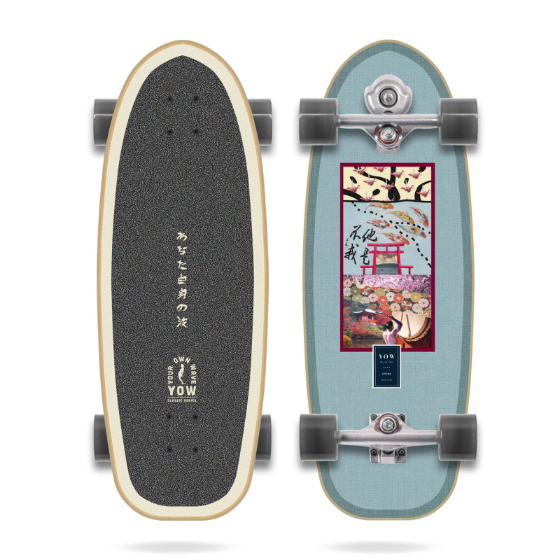 Surfskate Gussie AVALANCHE 31″ by Slide Surf Skateboards.