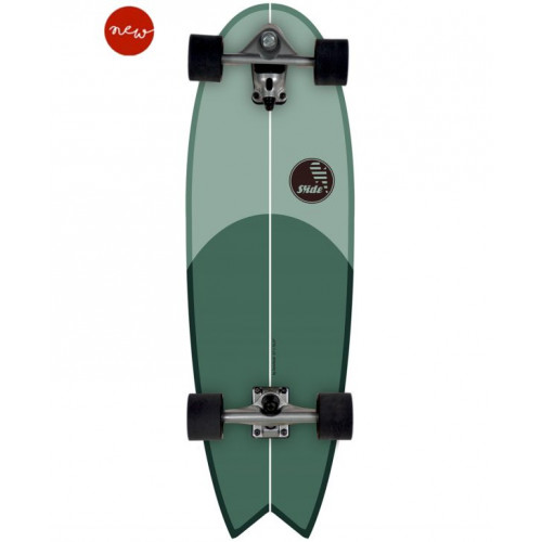 Surfskate Gussie AVALANCHE 31″ by Slide Surf Skateboards.