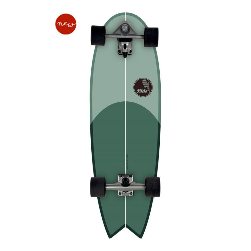 Surfskate Gussie AVALANCHE 31″ by Slide Surf Skateboards.