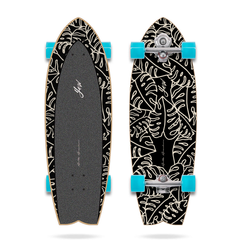 Surfskate Gussie AVALANCHE 31″ by Slide Surf Skateboards.