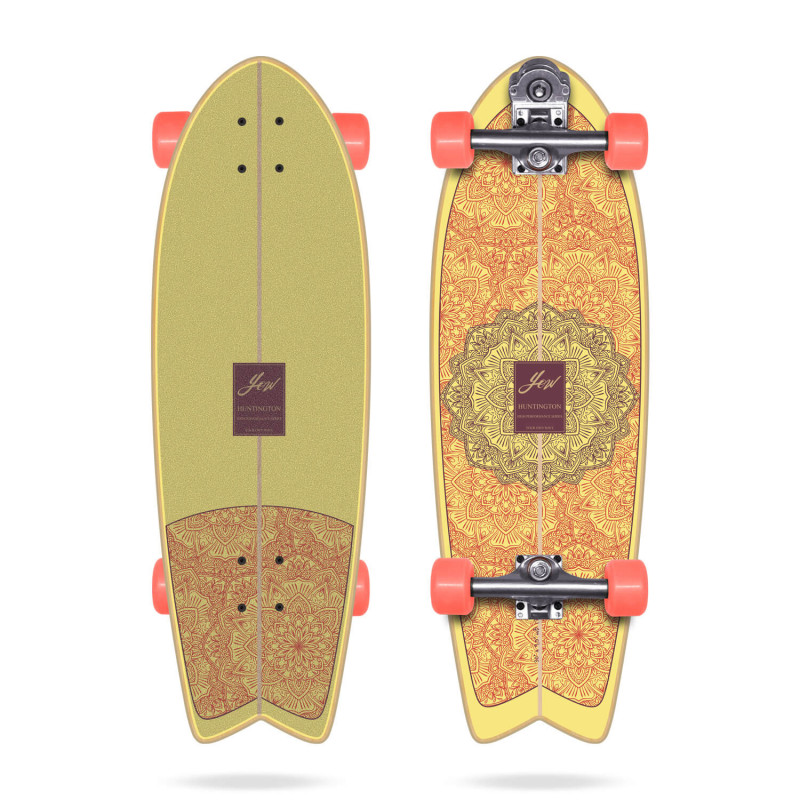 Surfskate Gussie AVALANCHE 31″ by Slide Surf Skateboards.