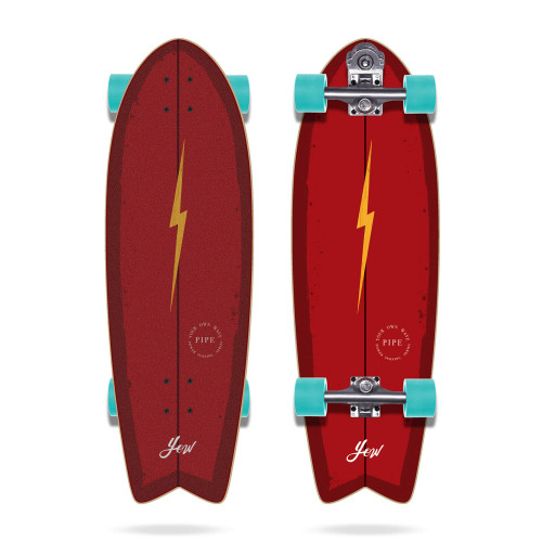 Surfskate Gussie AVALANCHE 31″ by Slide Surf Skateboards.