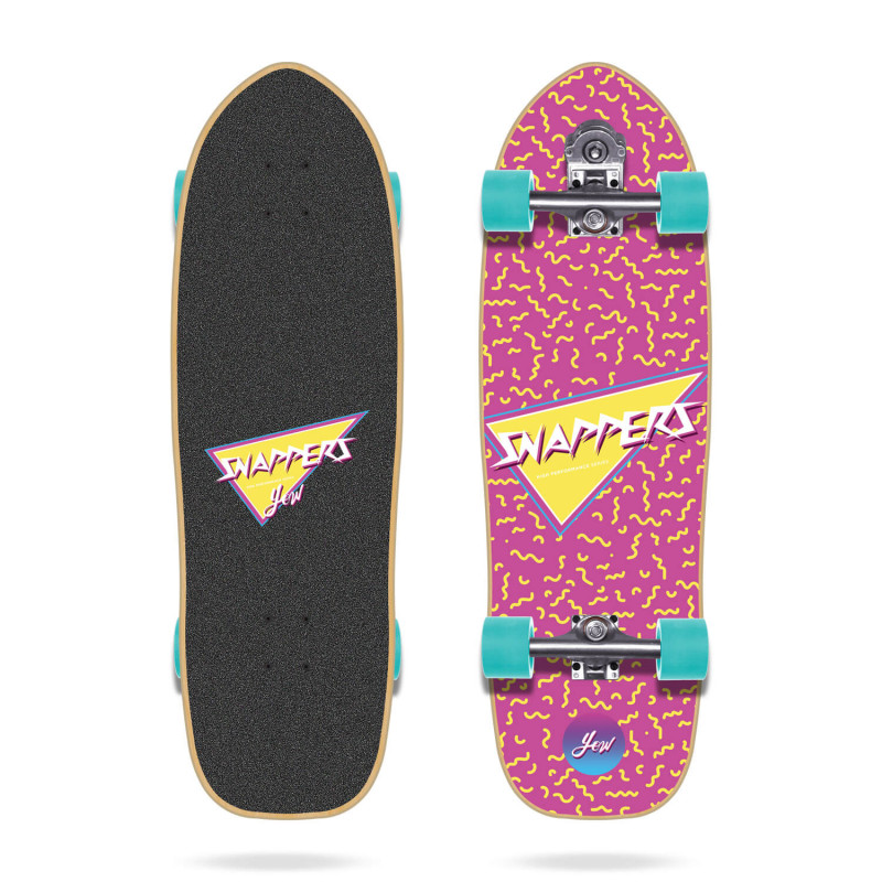 Surfskate Gussie AVALANCHE 31″ by Slide Surf Skateboards.