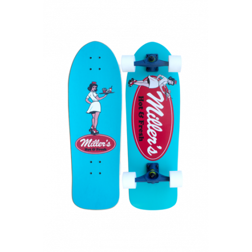 Surfskate Gussie AVALANCHE 31″ by Slide Surf Skateboards.