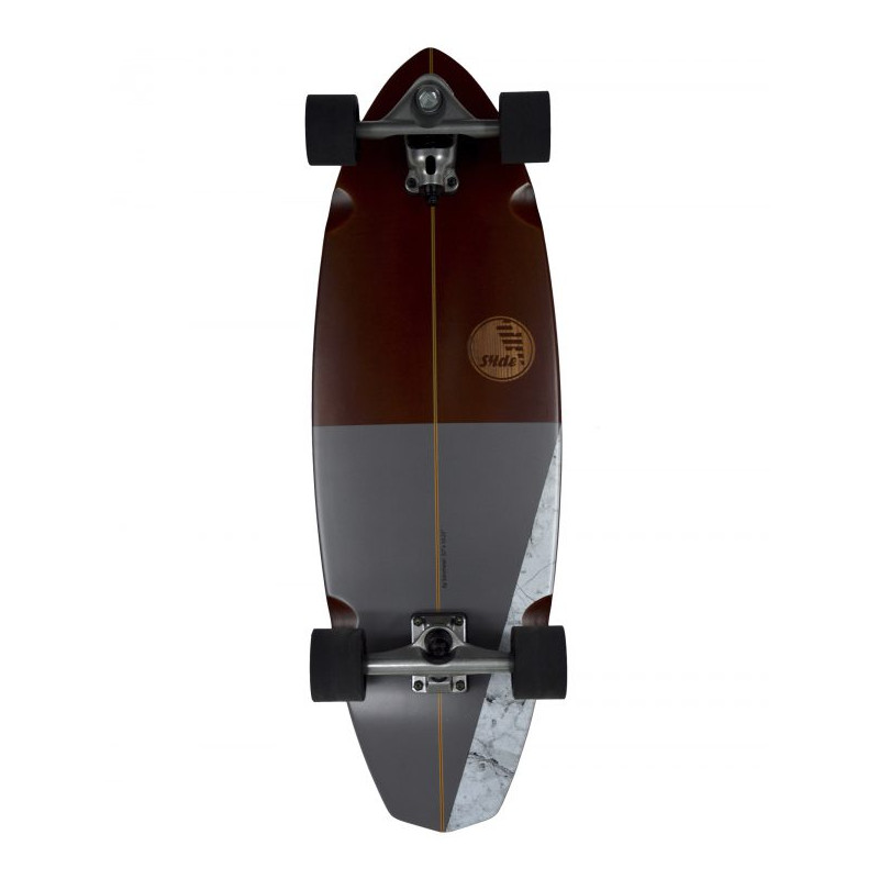 Surfskate Gussie AVALANCHE 31″ by Slide Surf Skateboards.