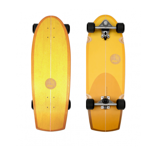 Surfskate Gussie AVALANCHE 31″ by Slide Surf Skateboards.