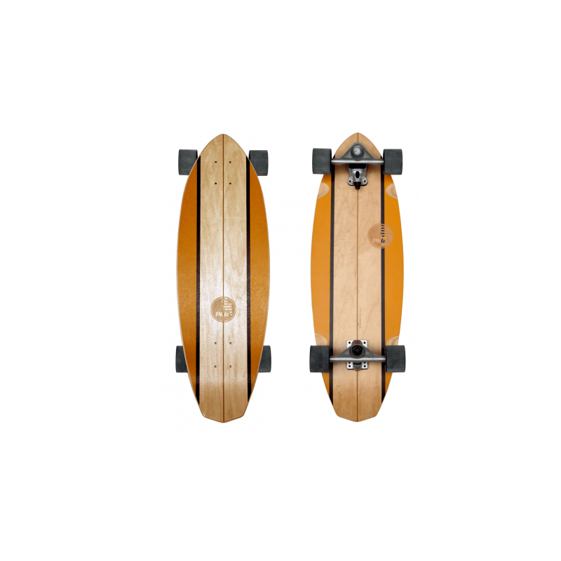 Surfskate Gussie AVALANCHE 31″ by Slide Surf Skateboards.